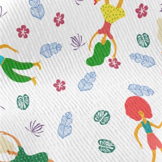 Lively Dancing People Standard Corduroy