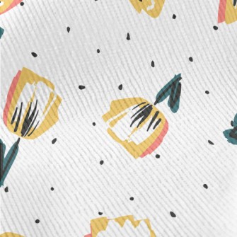 Graffiti Flowers Standard Corduroy