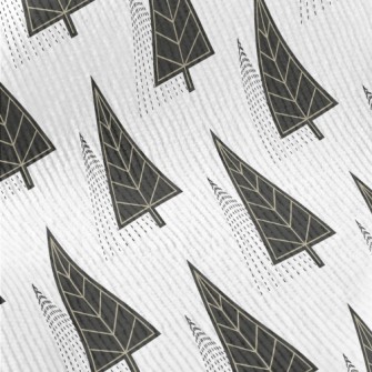 Mysterious Line Trees Standard Corduroy