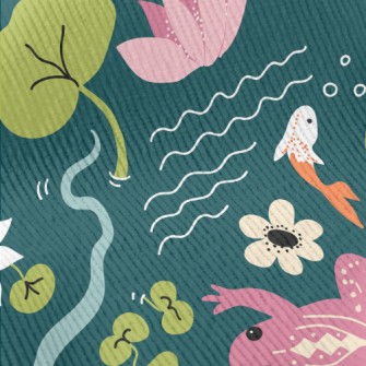 Colorful Spotted Frog Standard Corduroy