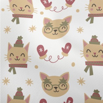 Kitten Dress Up For Warm Winte Dobby
