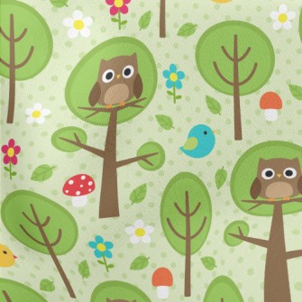 Owl On A Tree Stretch Ponte