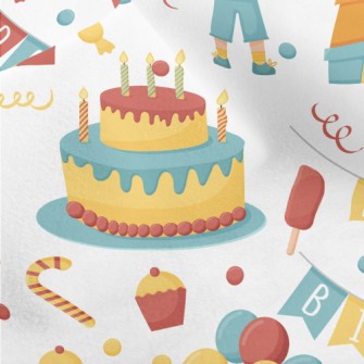 Boys Birthday Party Micro Fleece