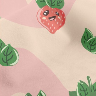 Strawberry With Different Expr Micro Fleece