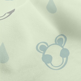 Line Geometric Frog Micro Fleece