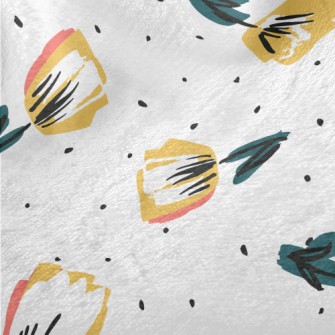 Graffiti Flowers Minky