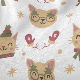 Kitten Dress Up For Warm Winte Minky
