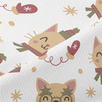 Kitten Dress Up For Warm Winte Piqué