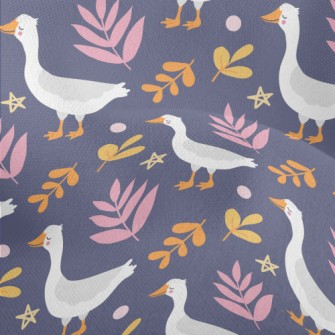 Slow Walking White Goose Lightweight Performance Linen