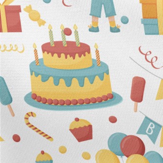 Boys Birthday Party Pongee