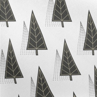 Mysterious Line Trees Pongee