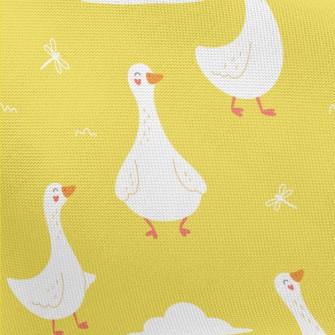 Smiling White Goose Pongee