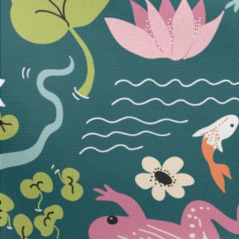 Colorful Spotted Frog Pongee