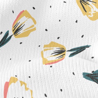 Graffiti Flowers Stretch Jersey