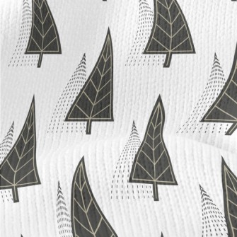 Mysterious Line Trees Stretch Jersey