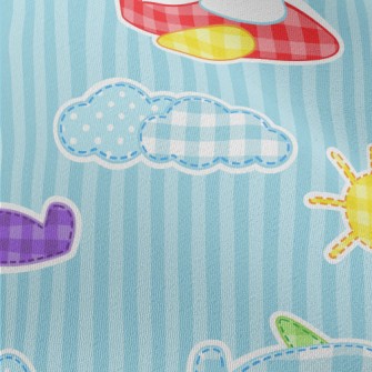 Country Patch Airplane Chiffon