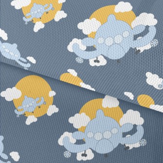 Airplane In Flight Waterproof Oxford