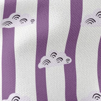 Straight Line Clouds Waterproof Canvas