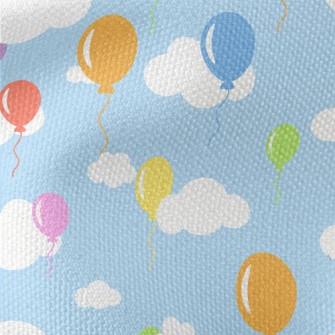 Colorful Balloons Flying Into  Waterproof Canvas
