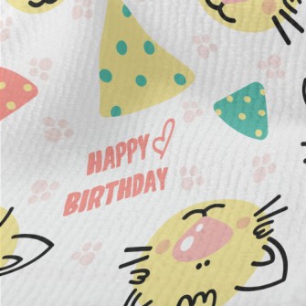 Happy Birthday Cartoon Cat Terry