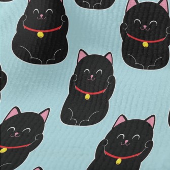 Smiling Little Black Cat Terry