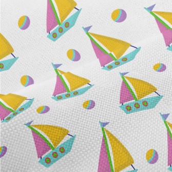 Contrast Three-color Boat Performance Linen