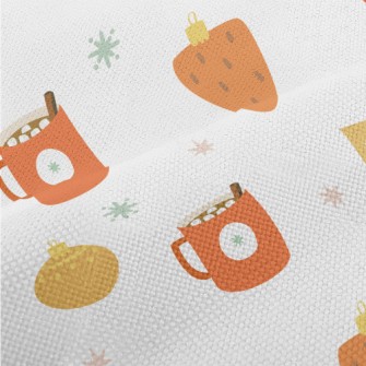 Strawberries And Hot Cocoa Performance Linen