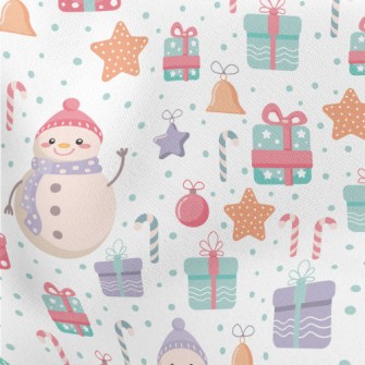 Warm Snowman Brothers Stretch Ponte