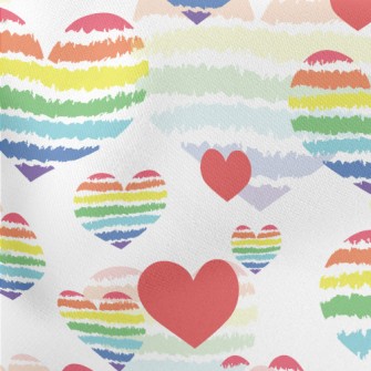 Rainbow Lines Love Stretch Ponte