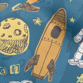 Rocket Astronaut Micro Fleece