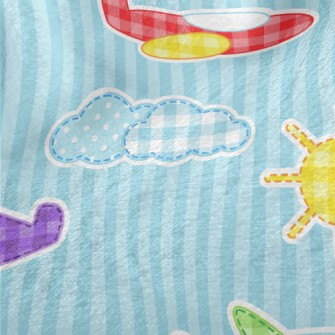Country Patch Airplane Minky