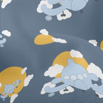 Airplane In Flight Lightweight Performance Linen