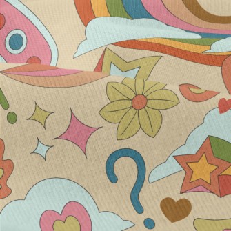 Rainbow Star Flower Modern Jersey