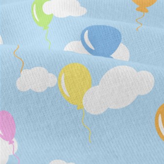 Colorful Balloons Flying Into  Modern Jersey