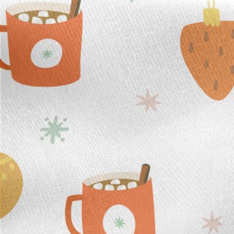 Strawberries And Hot Cocoa Jersey Backed Fleece