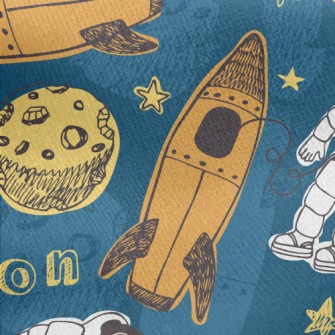 Rocket Astronaut Jersey Backed Fleece