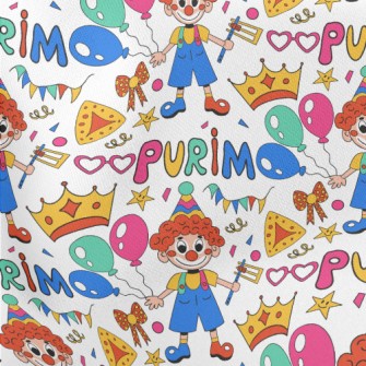 Bring Laughter Clown Lightweight Cotton Poplin