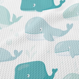 Honest And Honest Whale Birdseye Piqué