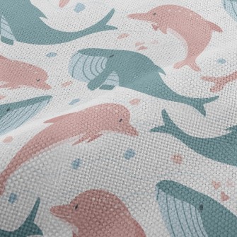 Whales And Dolphins Performance Linen