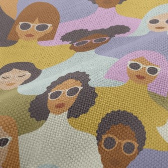 Handsome Lady In Sunglasses Performance Linen