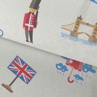 British Tourist Attractions Waterproof Oxford