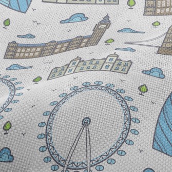 London Bridge Ferris Wheel Performance Linen
