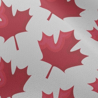Bright Falling Maple Leaves Chiffon