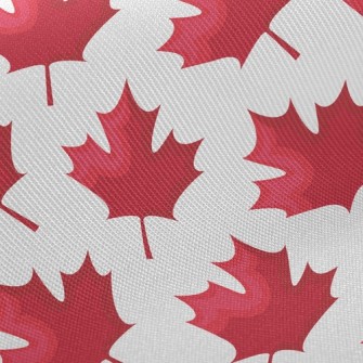 Bright Falling Maple Leaves Twill