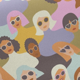 Handsome Lady In Sunglasses Twill