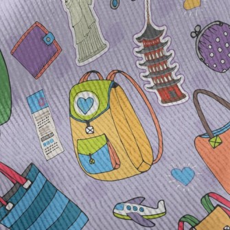 Backpackers Travel The World Standard Corduroy