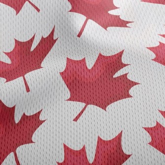 Bright Falling Maple Leaves Athletic Mesh Flat Back