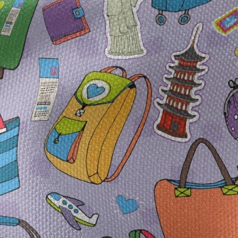 Backpackers Travel The World Waterproof Canvas