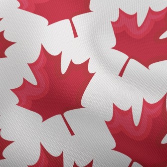Bright Falling Maple Leaves Dobby