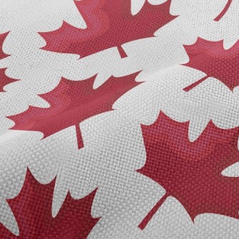 Bright Falling Maple Leaves Performance Linen
